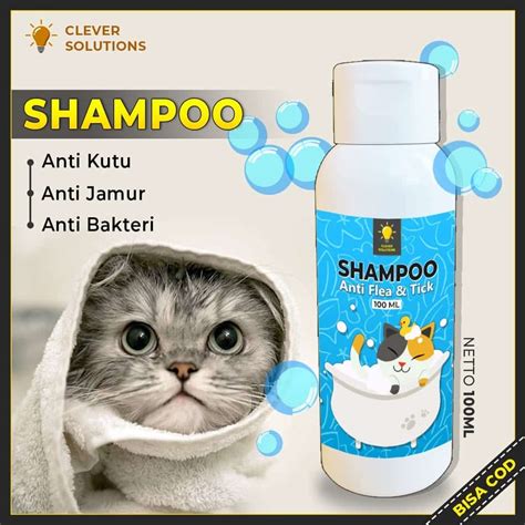 Shampoo Kucing Sampo Anti Kutu Jamur ANTI FLEA & TICK 100 ML - Chewee.co.id