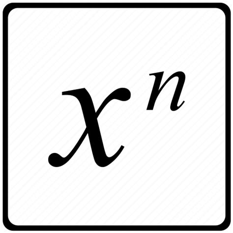 Function, math, mathematical, n, power, x icon - Download on Iconfinder