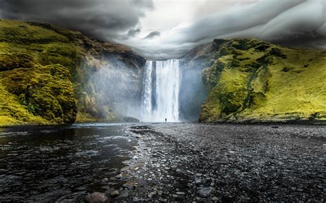 Skogafoss Waterfalls Iceland Wallpapers | HD Wallpapers | ID #17353