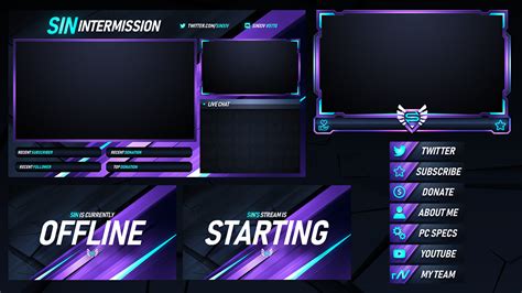 Free Full Stream Overlay Package - Image to u