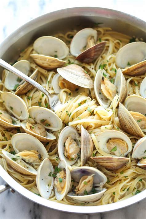 Easy Linguine with Clams Recipe | Just A Pinch Recipes