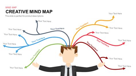 Creative Mind Map Template for PowerPoint and Keynote