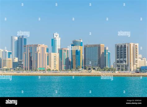 Skyline of Manama, Bahrain Stock Photo - Alamy