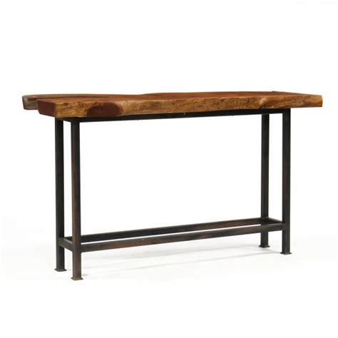 Custom Live-Edge Console Table (Lot 2261 - Modern Art & DesignFeb 26, 2021, 10:00am)