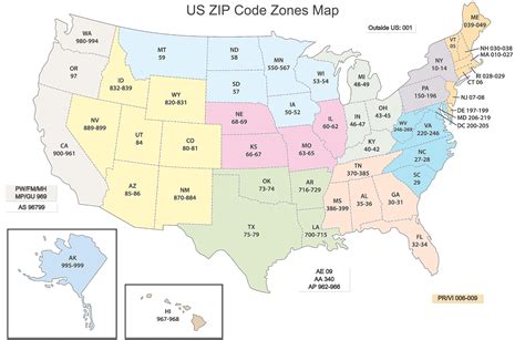 Us Area Code Map Printable