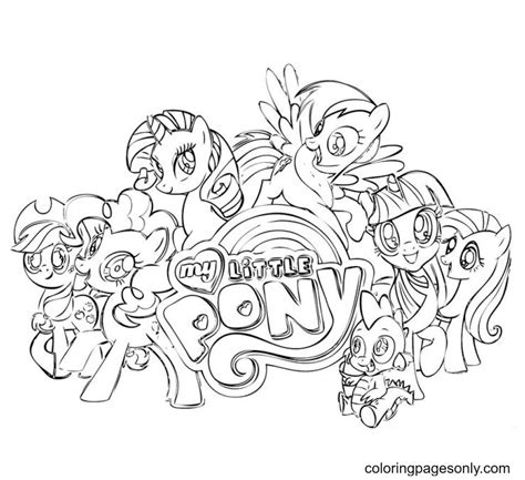 Mlp Friendship Is Magic Coloring Pages