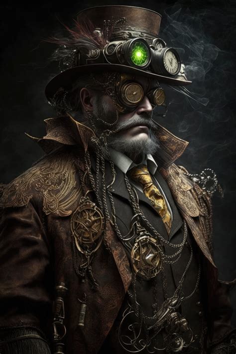 ***A Masterpiece of Steampunk: The Genius Professor*** von Yuriy Kraft ...