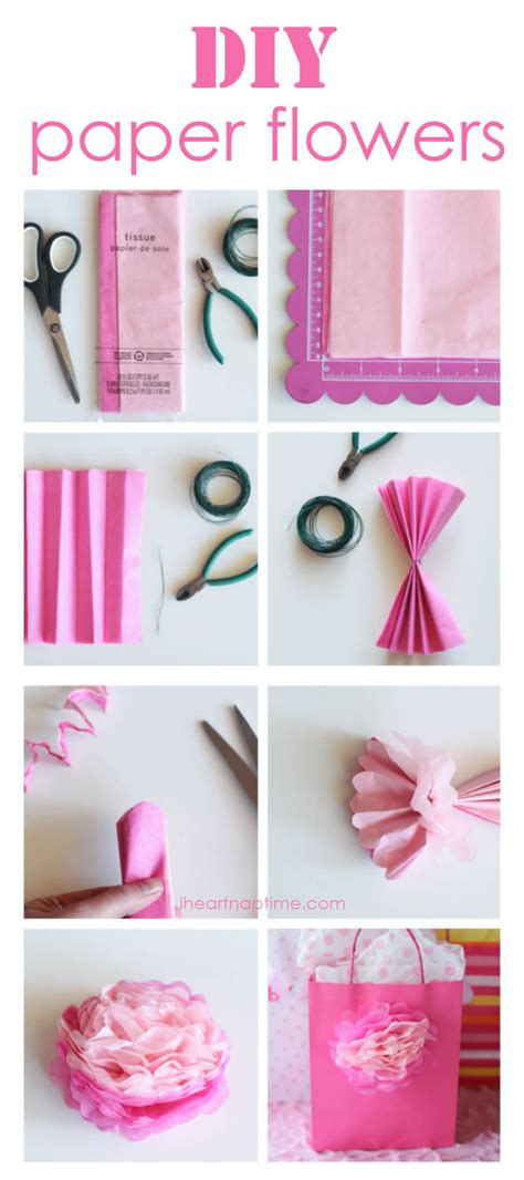 Tissue Paper Flowers Instructions