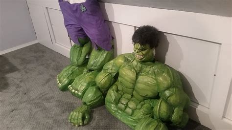 HULK COSTUME: Hulk Costume Tutorial PART 19 - YouTube