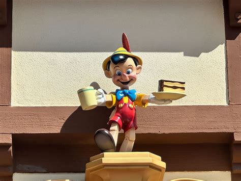 PHOTOS: Pinocchio Figure Updated on The Pinocchio Village Haus Sign in the Magic Kingdom - WDW ...