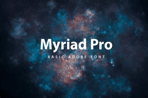 Myriad Pro Font Free - Download Fonts