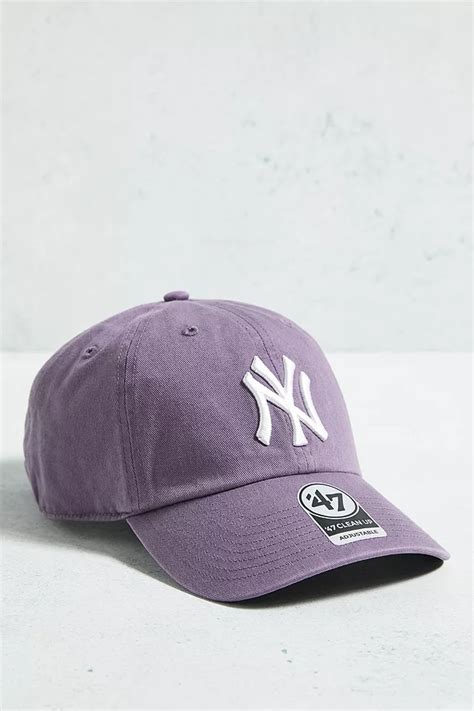 '47 Brand NY Yankees Purple Baseball Cap | Urban Outfitters UK