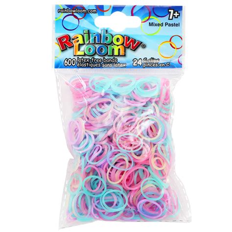 12 Pack: Rainbow Loom® Pastel Rubber Bands - Walmart.com