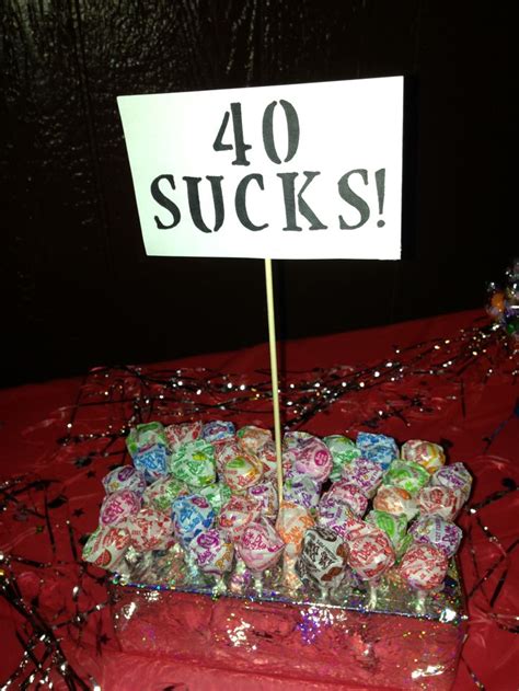 40th Birthday Ideas: 40th Birthday Ideas No Party