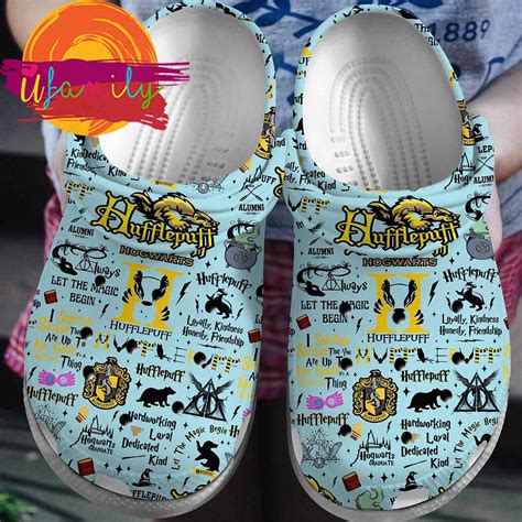 Hufflepuff Harry Potter Crocs Shoes - Thoughtful Personalized Gift For The Whole Family