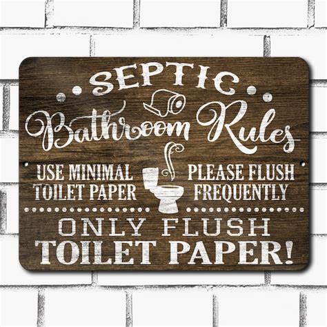 Septic Tank Sign - Etsy