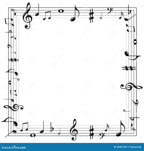 Music Border Stock Illustration | CartoonDealer.com #42184426