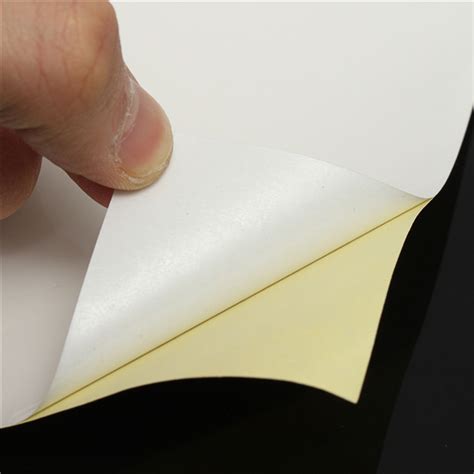 100pcs A4 White Self Adhesive Sticker Paper Sheet Label Laser Inkjet P ...