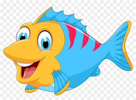 Fish Cartoon Clip Art - Fish Cartoon Clip Art - Free Transparent PNG Clipart Images Download