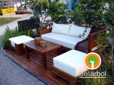 Mesa Baja Santiago de Madera para Jardín y Exterior del-arbol.com.ar Fábrica de Muebles de ...