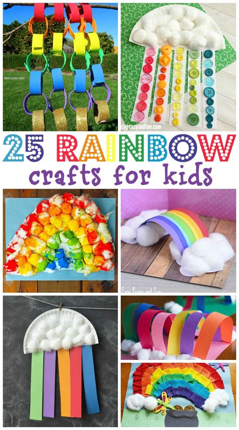 25 Rainbow Crafts For Kids - Mamanista!