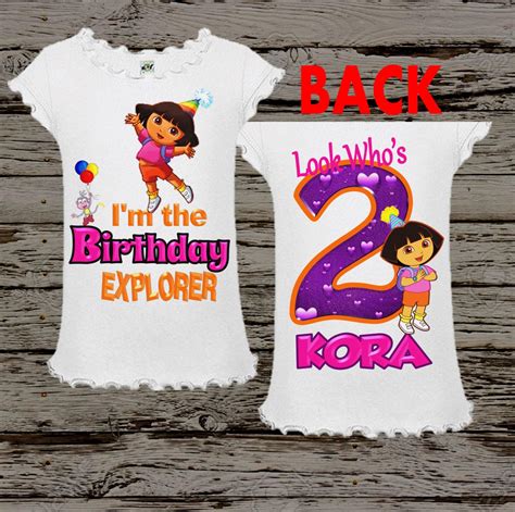 Dora Birthday Shirt Dora Shirt