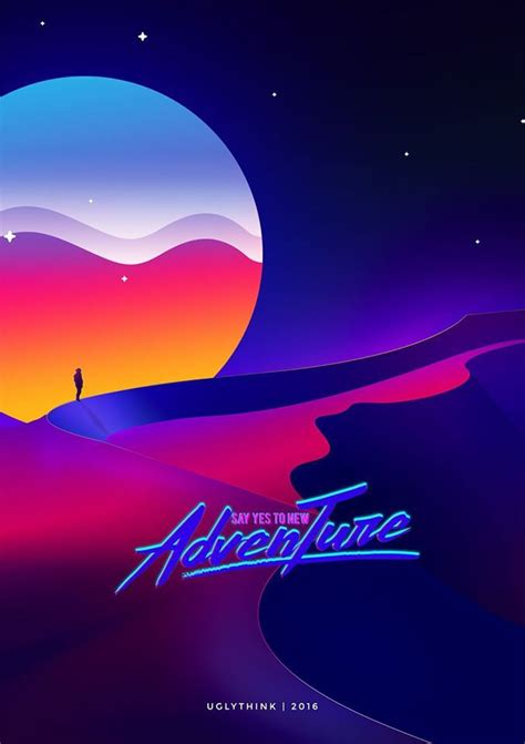 Retro waves, Retro futurism, Synthwave art