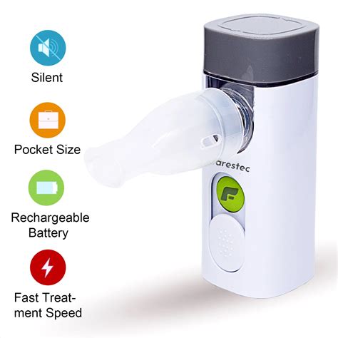 Asthma Inhaler Portable Nebulizer Handheld Ultrasonic mesh nebulizer ...