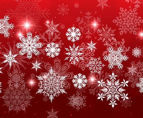 Red Christmas Snowflake Background Vector Art & Graphics | freevector.com