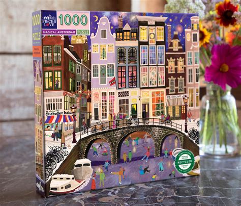 eeBoo 1000 Piece Jigsaw Puzzles Unique Gifts for Adults & Teens 14+