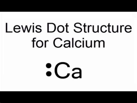 Lewis Dot Diagram For Calcium - Wiring Diagram