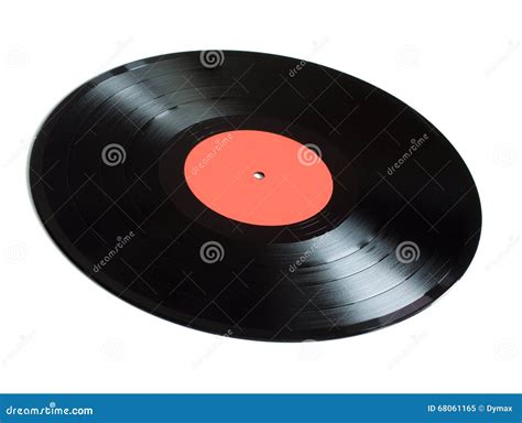 Black Long-play Vinyl Records Isolated Closeup Stock Image - Image of objects, polymer: 68061165