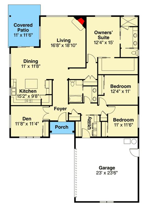 One Story Home Floor Plans - floorplans.click