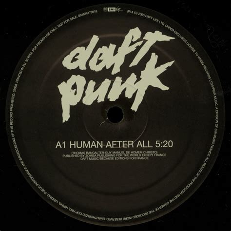 Daft Punk – Human After All (2005, Vinyl) - Discogs