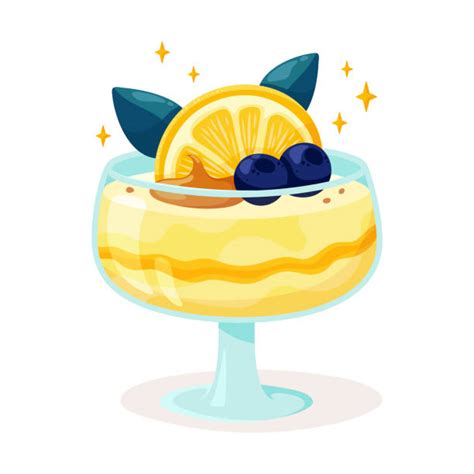 10+ Pannacotta Lemon Stock Illustrations, Royalty-Free Vector Graphics ...