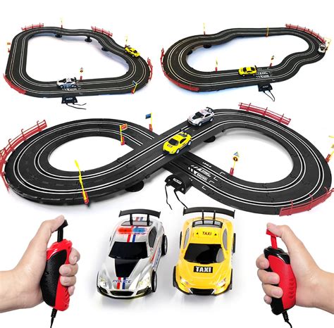 Electric High-Speed Slot Car Race Track Sets ,1:43 Scale Dual Race ...