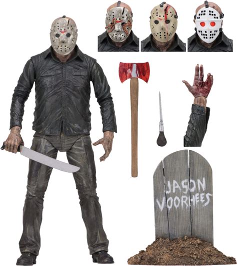 Souvenirs & Events Jason Voorhees Friday the 13th Halloween Character Tombstone Art ...