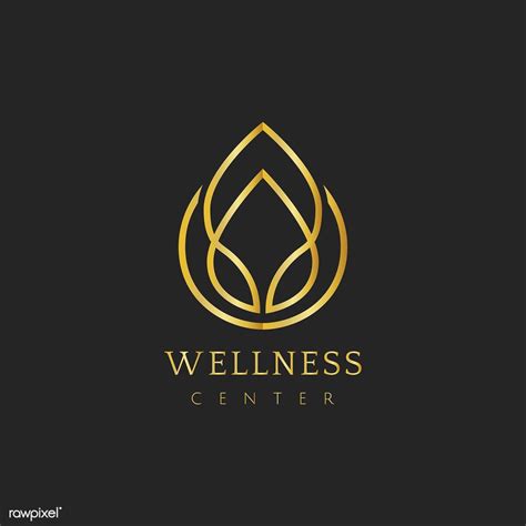 a logo for a center that is designed to look like a water drop, with the word