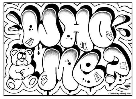 Graffiti Words Drawing at GetDrawings | Free download