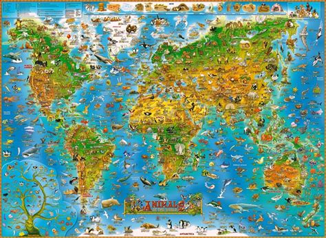 World Map Jigsaw Puzzle 1000 Pieces - Puzzle Shop 🧩