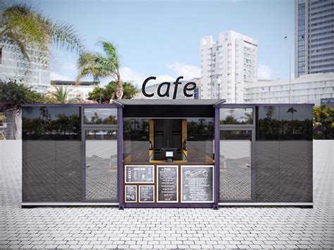 Container cafe design :: Behance