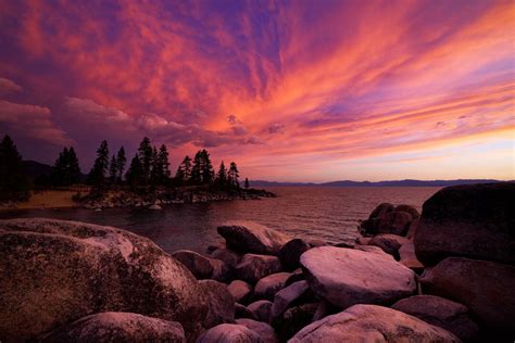 Sand Harbor Sunset Digital Version - Etsy