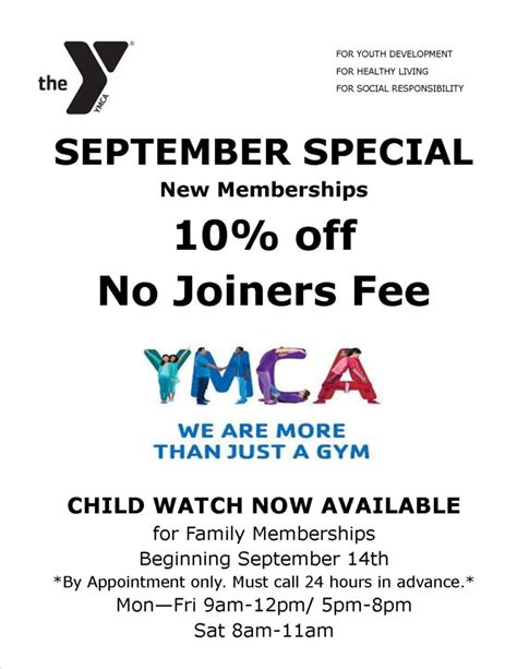 Fall Membership Special – NAUGATUCK YMCA