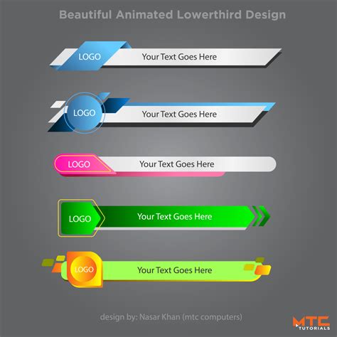 Lower Third Templates Free Download