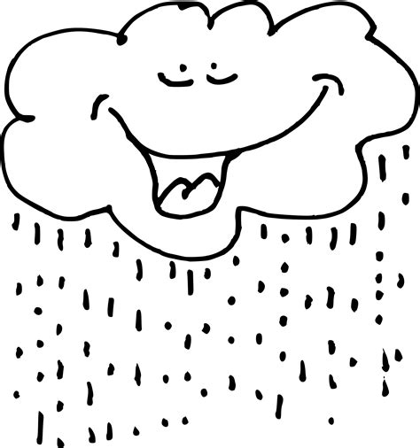 Rain Clipart Black And White - ClipArt Best