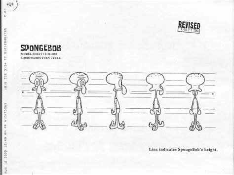 Spongebob Squarepants (1999 - Current) PART 1 - Model sheets, turnarounds, character references ...