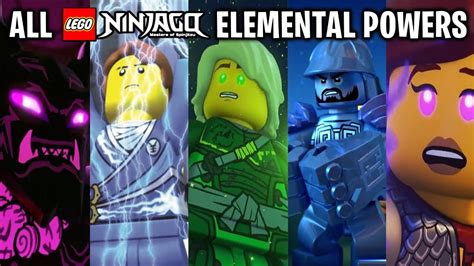 ALL 25+ LEGO NINJAGO Elemental Powers! - YouTube