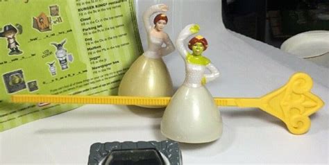 Princess Fiona spinning figures from Shrek Burger King | Shrek ...