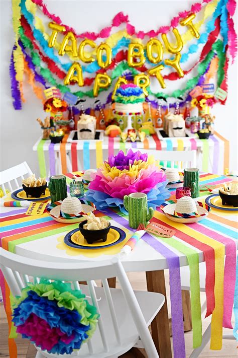 Taco Party Ideas : Taco Bout A Party | Fiesta party decorations, Fiesta theme party, Fiesta ...