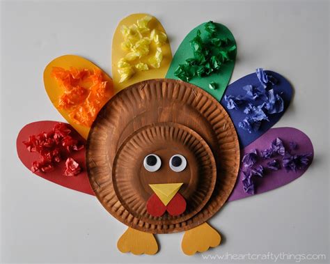 turkey craft for thanksgiving and preschoolers - Red Ted Art's Blog